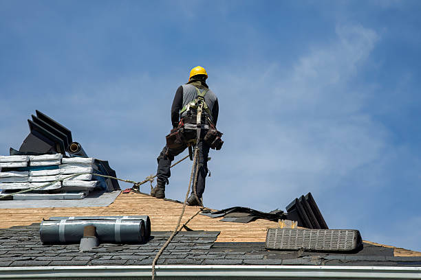 Professional Roofing technician working in Hudson, PA